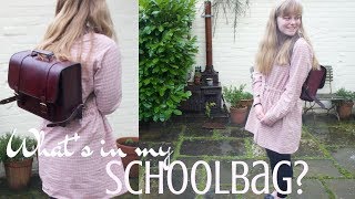 Whats in my Schoolbag  Old Fashioned Edition  Organised [upl. by Cassandra]