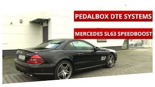 Making the Mercedes SL 63 AMG faster the PedalBox  DTE Systems [upl. by Anilave]