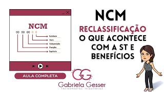 NCM  Reclassificação – O que acontece com a ST e Benefícios [upl. by Olegnad]