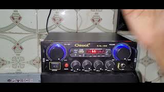 New Stereo Amplifier testing  Model no 4444  1000 amplifier review [upl. by Acimak]