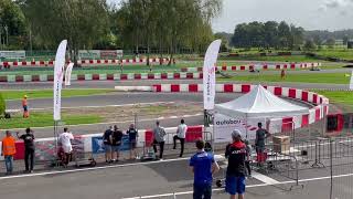 Schweizer Kartmeisterschaft Wohlen 2023 Ekaterina Luescher Race 1 [upl. by Shirk]