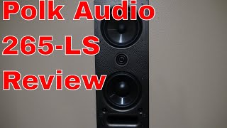 1 month review Polk Audio 265LS Speakers [upl. by Zealand]