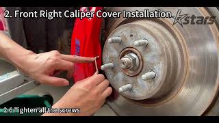 Kairstars Tesla Model S X Caliper Cover Installation [upl. by Absalom]