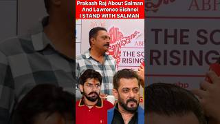 Prakash Raj About Salman khan and Lawrence bishnoi newshindi bollywood [upl. by Jacinthe]