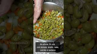 Le olive schiacciate di nonna Carmela short olive ricettesiciliane [upl. by Stauffer]