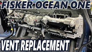 Fisker Ocean One  Vent Replacement amp Software Update 200 [upl. by Madelaine712]