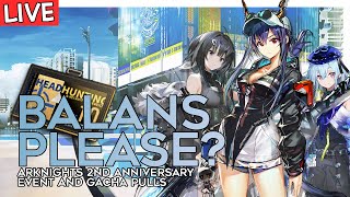 【Arknights】 BALANS PLEASE Dossoles Holiday Event and Limited Banner Pulls [upl. by Gwenni]