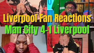 Manchester City Vs Liverpool Fan Reactions [upl. by Boone]