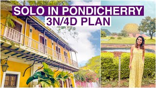 Pondicherry Solo Travel Vlog  BEST Places to see in 3N4D Budget [upl. by Madaras80]