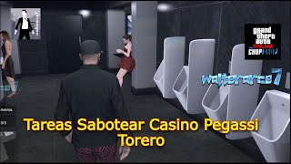 Tareas Sabotear Casino Pegassi Torero Objetivo El Robo del Podio Planificacion y Tareas [upl. by Safko]