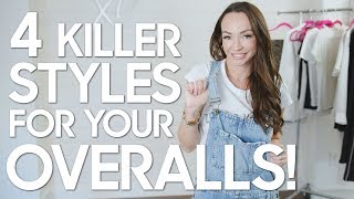 4 Ways to Style Overalls [upl. by Eanerb]