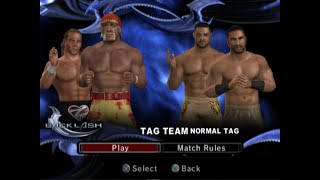 WWE  Hulk Hogan amp Shawn Michaels vs Daivari amp Hassan ALL COM  Backlash 2005 [upl. by Giarg441]