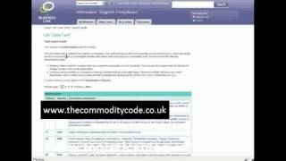 UK Import Duty  Commodity codes wwwthecommoditycodecouk [upl. by Davidoff32]