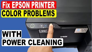 How to fix the Epson L3250 colour printing problem  ink problem on Epson L3250 L3210 L3150 etc [upl. by Naiviv]