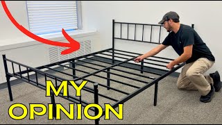 DIIYIV Classic Metal Platform Bed Frame [upl. by Eimaraj]