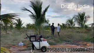 Trolley Sprayer 50 LTR Tank With 50 MTR Hose Reel  Original 4 Stroke Pressure 😱😱 drizzleindia [upl. by Nolahs128]