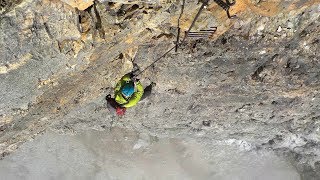 Ferrata Cesare Piazzetta auf den Piz Boè 3152m in den Dolomiten [upl. by Nesmat]