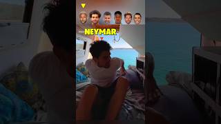 Neymar Vs Salah Vs Pique Vs Vini Vs Ramos Vs Ronaldo Diving into Water Challenge 🤯shorts ronaldo [upl. by Shel]