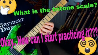 What is The Tritone Scale  Tritone Scale Guitar Lesson  Advanced Etude [upl. by Glaudia372]