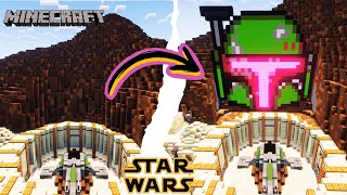 Boba Fett en Minecraft  Pixel Art  Nether Portal [upl. by Esyli]