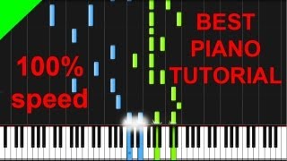 Yann Tiersen  La Noyée piano tutorial [upl. by Yrelav]