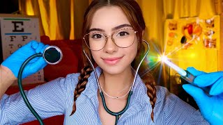 ASMR FASTEST Nurse Exam EVER ⚡ Medical Roleplay ⚡ Cranial Nerve Eye Ear Personal Attention ⚡ [upl. by Duster165]