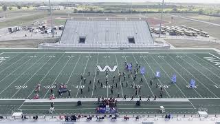 Bellville Big Red Brahma Band at UIL Region 27 3A5A Marching Band Contest  2024  4K [upl. by Euqinim]