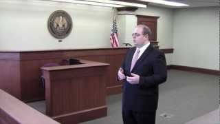 Opening Statement DemonstrationLouisiana State University Law Center Trial Advocacy [upl. by Annayek737]