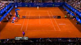 Nadal Hits Acapulco Hot Shot [upl. by Lledor602]