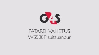 Suitsuandur WS588P patarei vahetus [upl. by Gnik]