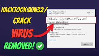 How to Remove Hacktool Win32 Crack Virus [upl. by Pamelina376]