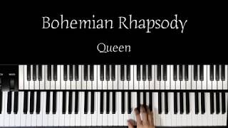 Piano Tutorial 퀸  보헤미안랩소디 피아노로 배워보자 Part 1  Queen  Bohemian Rhapsody Piano Tutorial [upl. by Lindo]