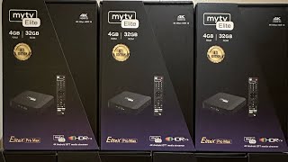 MyTv Iptv box 4K box How to use TV box ELITE PRO MAX IPTV SOLUTIONS 4 Less [upl. by Evangelin173]