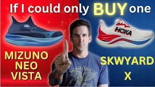 SHOE BATTLE Hoka Skyward X vs Mizuno Neo Vista [upl. by Bentley487]