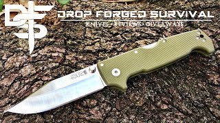 Military Grade Pocket Knife Cold Steel SR1 [upl. by Downes]