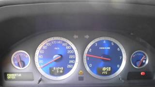 Volvo V70R  Exhaust sound  inside [upl. by Aizat]