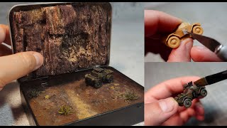 Post Apocalyptic War Machine Mini Diorama Miniature Diorama [upl. by Michelle431]