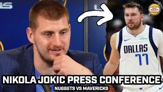 Nikola Jokic on Evaluating His Game After MOSTER 371815 Game vs Mavs [upl. by Asiled]