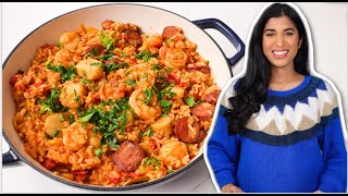 One Pot Seafood Jambalaya Made with Canadian Seafood D [upl. by Llertniuq]