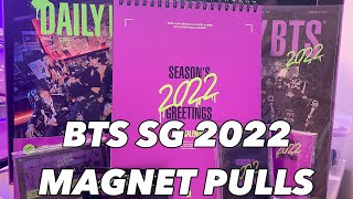 BTS Seasons Greetings 2022 Magnet Pulls [upl. by Anitteb]