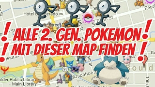 Pokemon Go Map● Alle Pokemon auf einem Blick● Lets Player Pokemon Go [upl. by Dorwin]