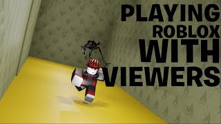 🔴 Playing Random Games With Viewers 🔴  Roblox [upl. by Rosetta]