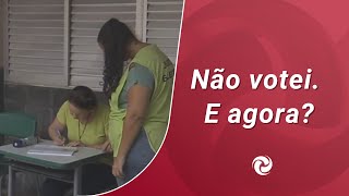 Você pode justificar ausência no 2º turno até janeiro [upl. by Isolt]