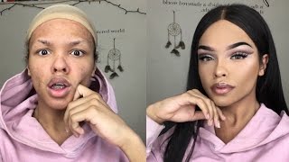 HOW TO CATFISH ON INSTAGRAM MAKEUP TUTORIAL [upl. by Adiuqal]