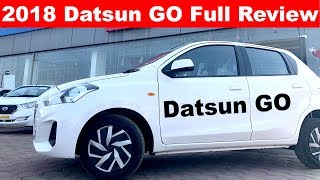 2018 Datsun GO Full Review 🔥l HINDI [upl. by Ahsatin]