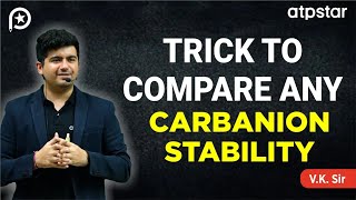 Carbanion stability order Trick  Organic Chemistry  IIT JEE amp NEET  Vineet Khatri Sir  ATP STAR [upl. by Hermy]