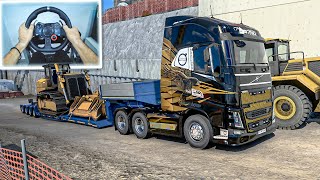 To Bulgaria West Balkans DLC  Euro Truck Simulator 2 Steering Wheel Gameplay [upl. by Kneeland]