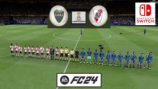 Boca Juniors vs River Plate  EA FC 24 Nintendo Switch Gameplay 1080p [upl. by Yrebmik]