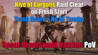 Hive of Gorgon Raid full clear on Fresh Start All trash Gears  no AE trophy [upl. by Truc]