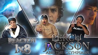 Percy Jackson  1x8 “The Prophecy Comes True” REACTION [upl. by Inalaehak182]